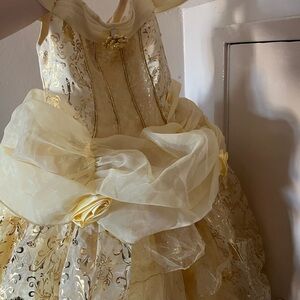 Elegant Yellow and Gold Dress